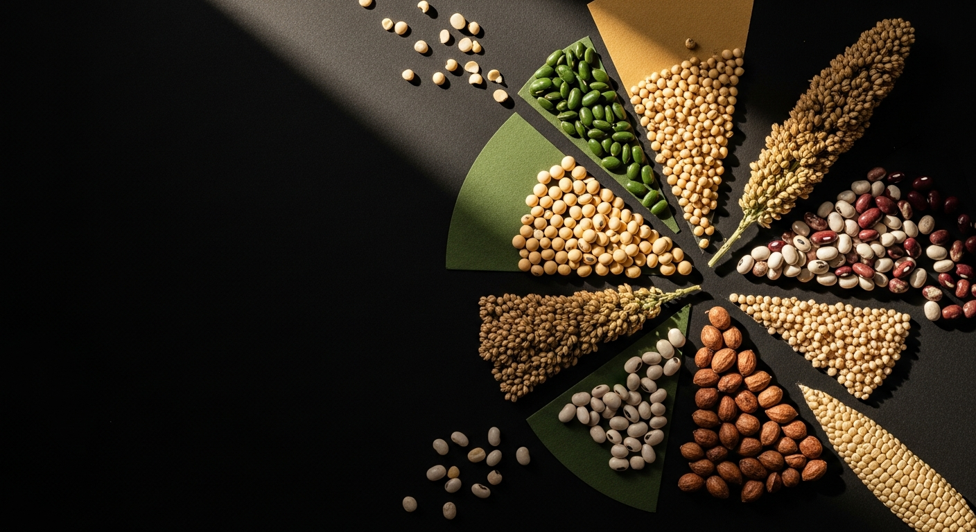 Assorted grains and seeds